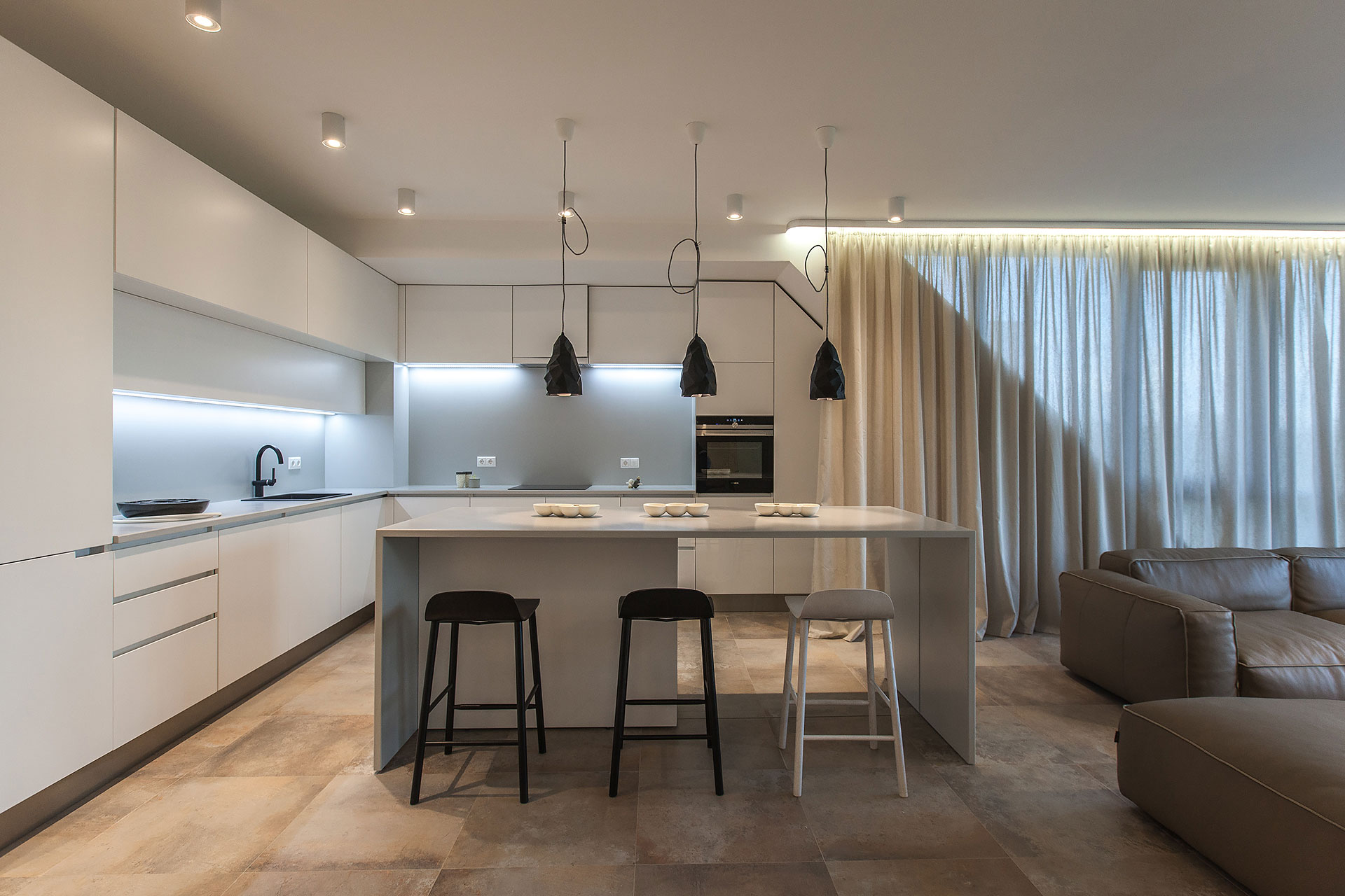 A Contemporary Apartment Filled with Natural and Pale Color Palette in Sofia, Bulgaria by VOOOD (8)