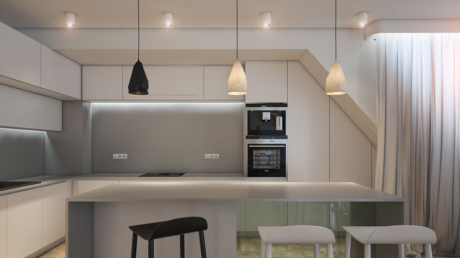 A Contemporary Apartment Filled with Natural and Pale Color Palette in Sofia, Bulgaria by VOOOD (9)