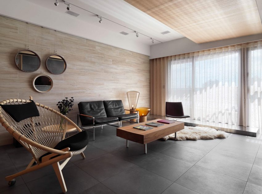 A Contemporary Apartment Plays with Light and Shadow in Taipei by C.H. Interior (1)