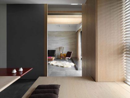 A Contemporary Apartment Plays with Light and Shadow in Taipei by C.H. Interior (15)