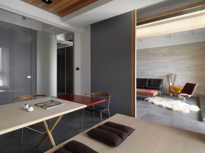 A Contemporary Apartment Plays with Light and Shadow in Taipei by C.H. Interior (16)