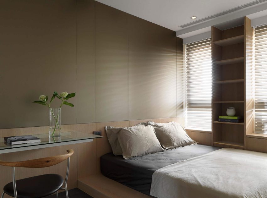 A Contemporary Apartment Plays with Light and Shadow in Taipei by C.H. Interior (20)