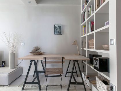 A Contemporary Apartment with an Elegant White Interiors in Kifissia, Greece by AD Architects (5)