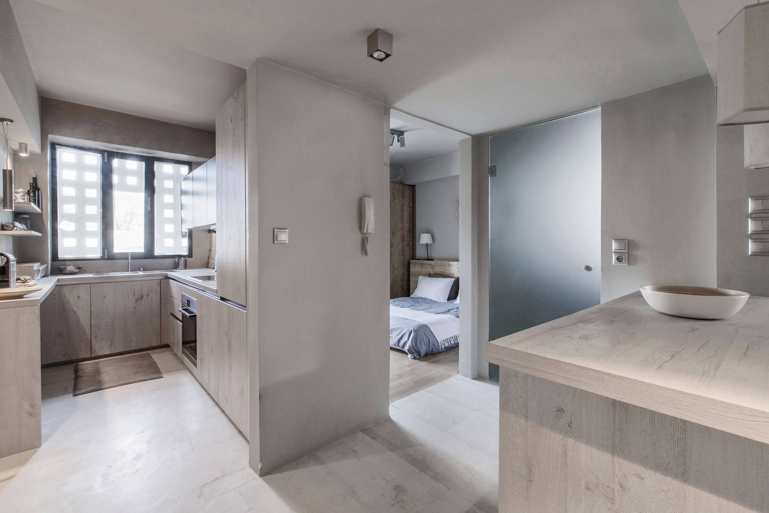 A Contemporary Apartment with an Elegant White Interiors in Kifissia, Greece by AD Architects (9)