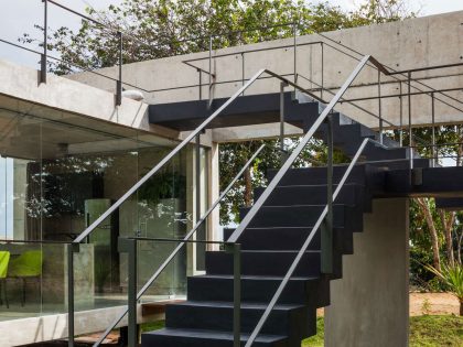 A Contemporary Concrete Home with View, Ventilation and Natural Lighting in Tibau do Sul by Escritório Yuri Vital (10)