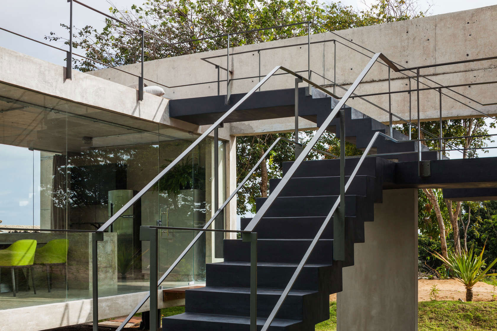 A Contemporary Concrete Home with View, Ventilation and Natural Lighting in Tibau do Sul by Escritório Yuri Vital (10)