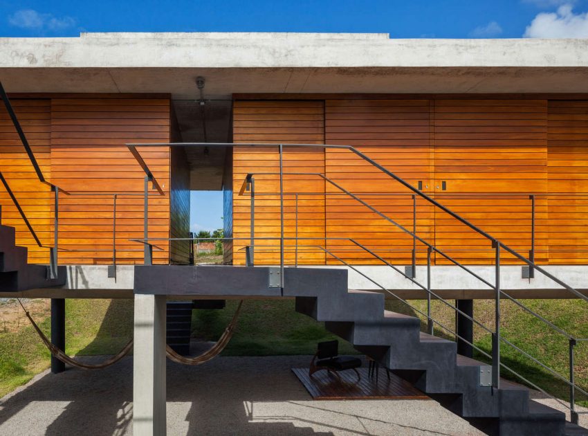 A Contemporary Concrete Home with View, Ventilation and Natural Lighting in Tibau do Sul by Escritório Yuri Vital (11)
