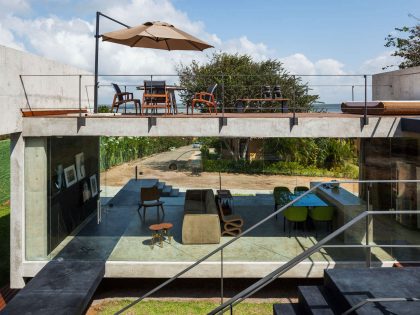 A Contemporary Concrete Home with View, Ventilation and Natural Lighting in Tibau do Sul by Escritório Yuri Vital (13)