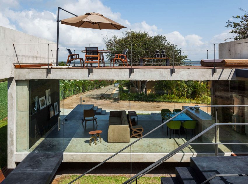 A Contemporary Concrete Home with View, Ventilation and Natural Lighting in Tibau do Sul by Escritório Yuri Vital (13)