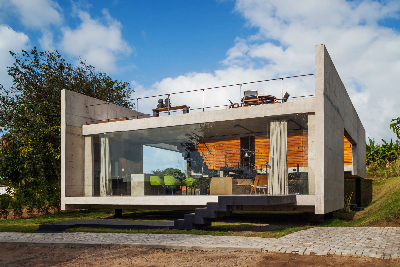 A Contemporary Concrete Home with View, Ventilation and Natural Lighting in Tibau do Sul by Escritório Yuri Vital (16)