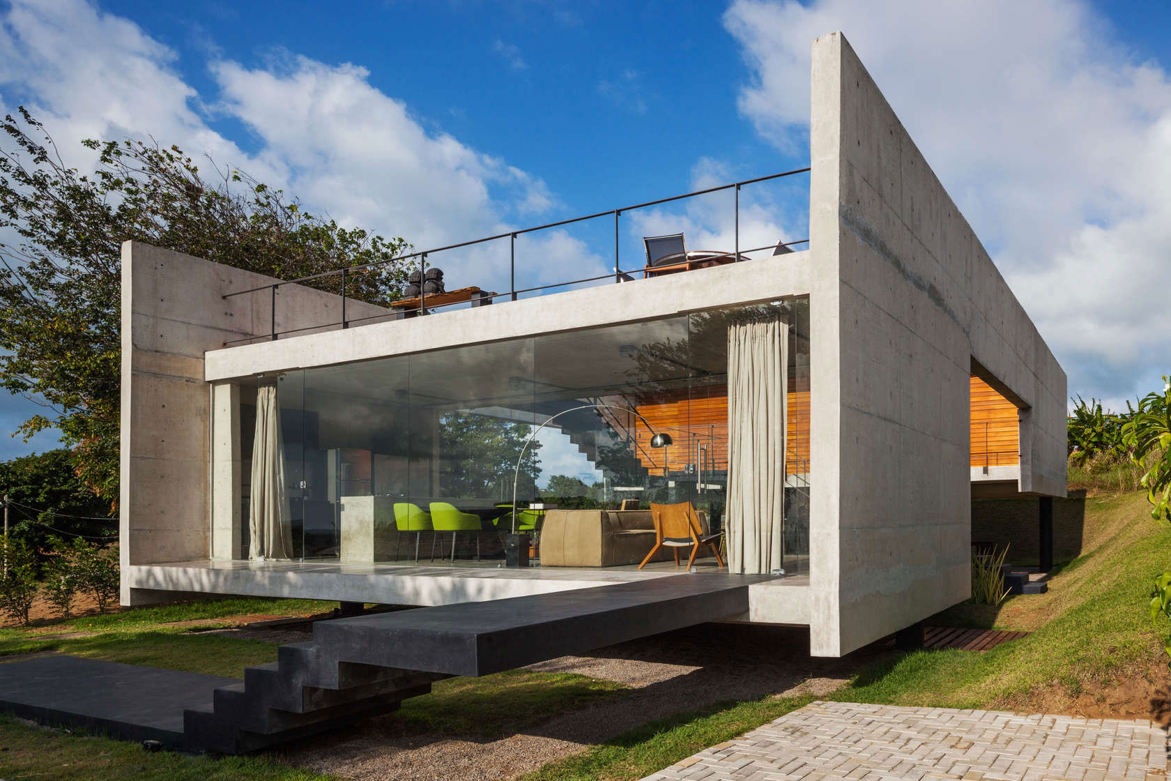 A Contemporary Concrete Home with View, Ventilation and Natural Lighting in Tibau do Sul by Escritório Yuri Vital (17)