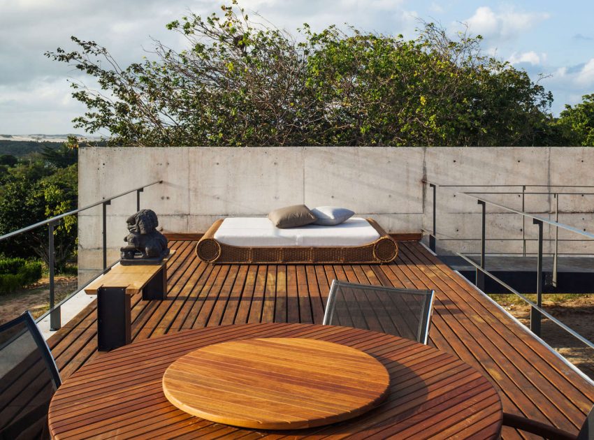 A Contemporary Concrete Home with View, Ventilation and Natural Lighting in Tibau do Sul by Escritório Yuri Vital (19)