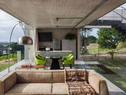 A Contemporary Concrete Home with View, Ventilation and Natural Lighting in Tibau do Sul by Escritório Yuri Vital (20)