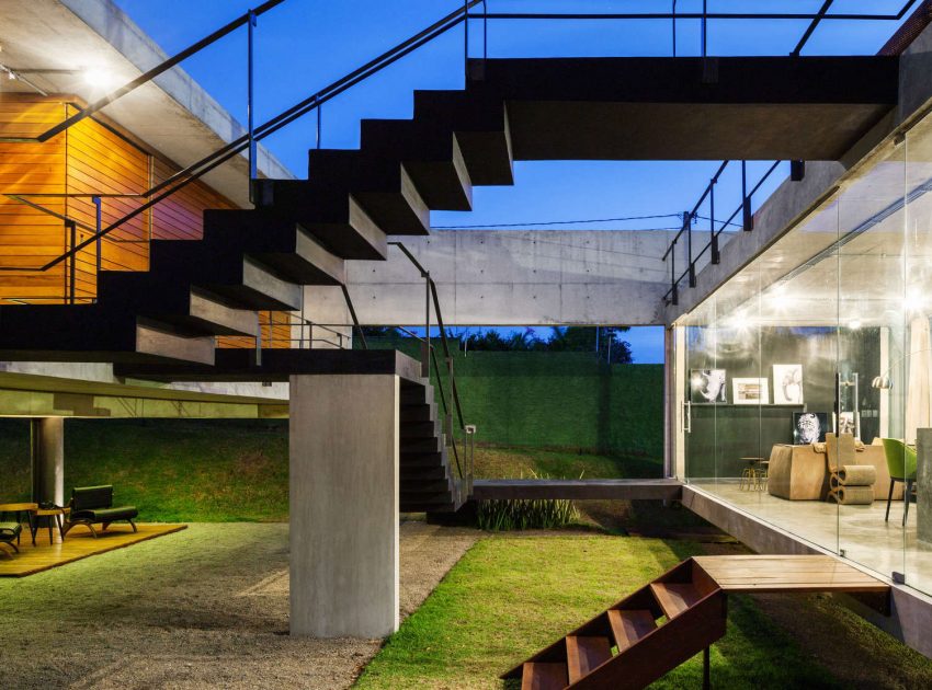 A Contemporary Concrete Home with View, Ventilation and Natural Lighting in Tibau do Sul by Escritório Yuri Vital (23)