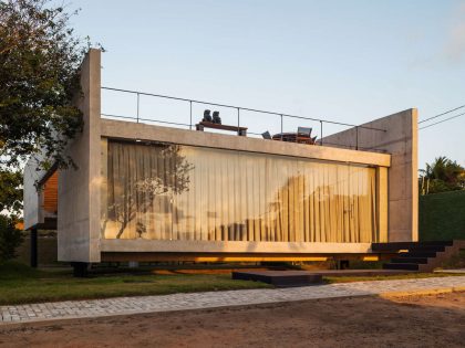 A Contemporary Concrete Home with View, Ventilation and Natural Lighting in Tibau do Sul by Escritório Yuri Vital (25)