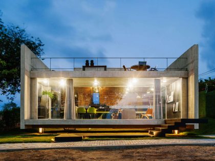 A Contemporary Concrete Home with View, Ventilation and Natural Lighting in Tibau do Sul by Escritório Yuri Vital (27)