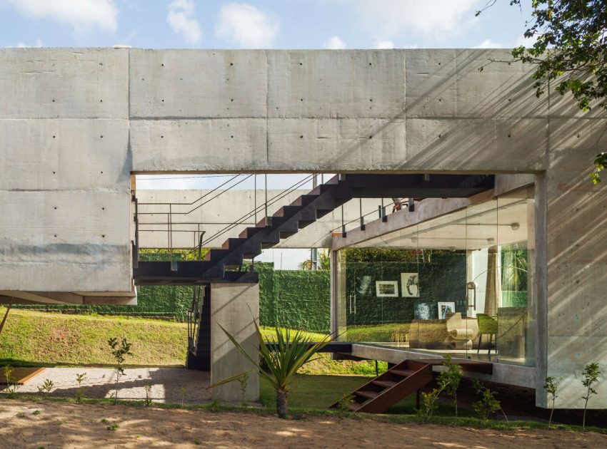 A Contemporary Concrete Home with View, Ventilation and Natural Lighting in Tibau do Sul by Escritório Yuri Vital (3)
