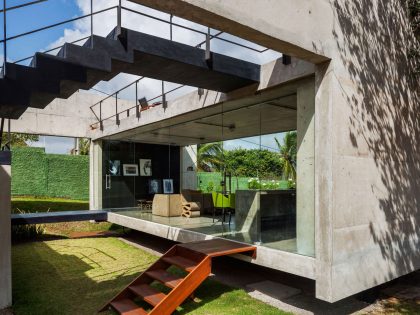 A Contemporary Concrete Home with View, Ventilation and Natural Lighting in Tibau do Sul by Escritório Yuri Vital (5)