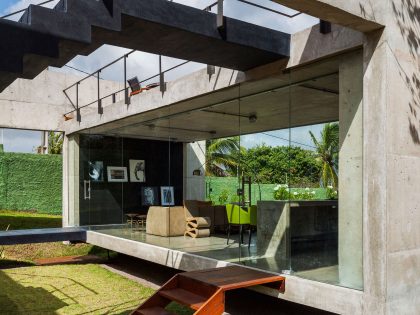 A Contemporary Concrete Home with View, Ventilation and Natural Lighting in Tibau do Sul by Escritório Yuri Vital (6)
