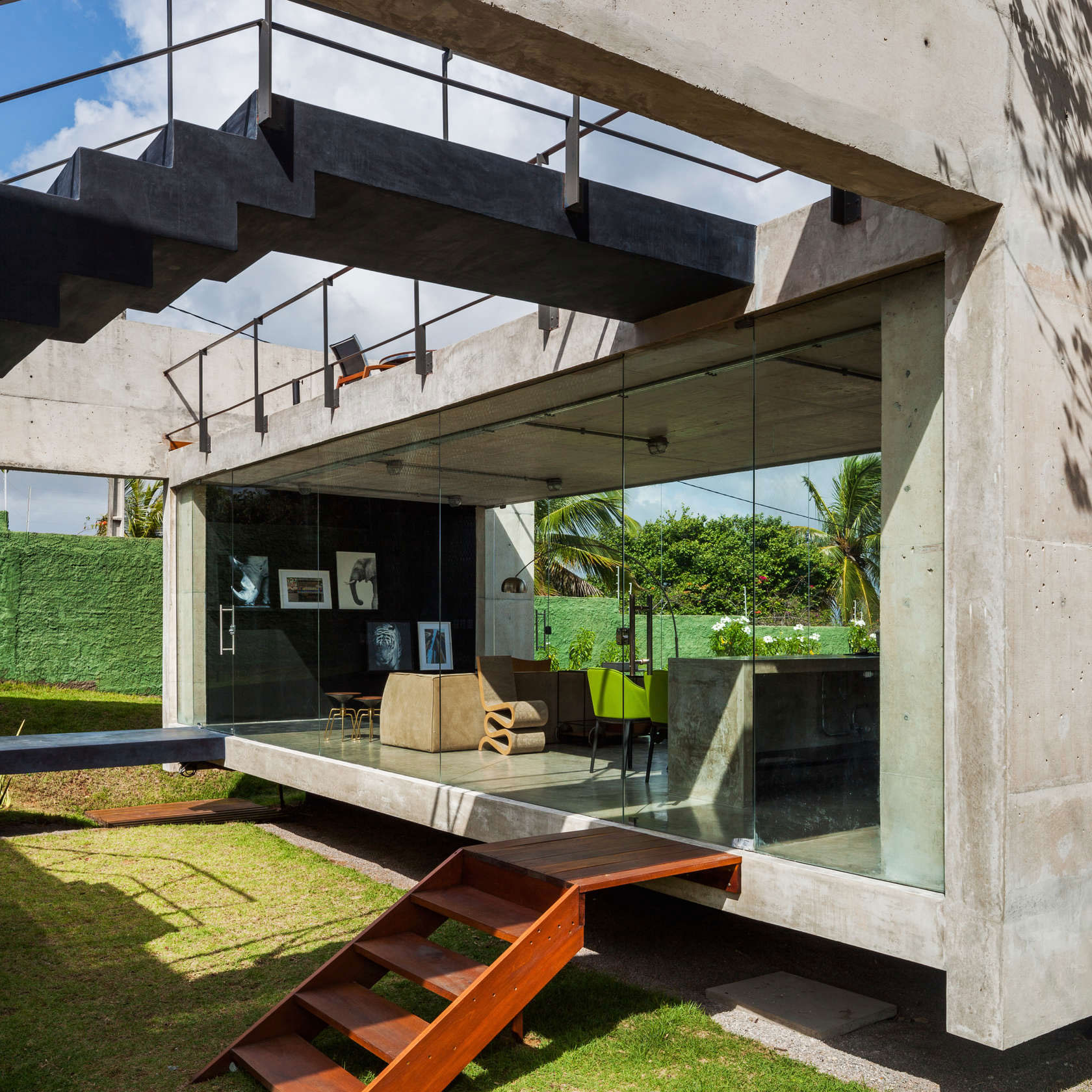 A Contemporary Concrete Home with View, Ventilation and Natural Lighting in Tibau do Sul by Escritório Yuri Vital (6)