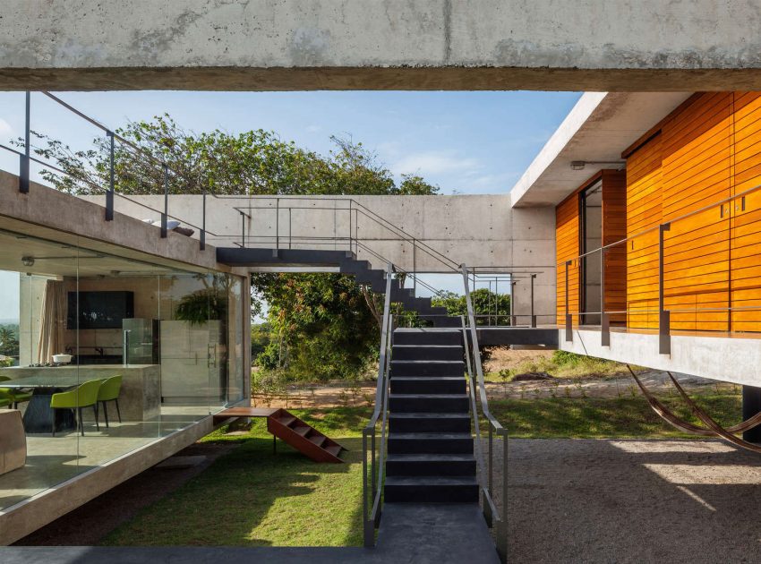 A Contemporary Concrete Home with View, Ventilation and Natural Lighting in Tibau do Sul by Escritório Yuri Vital (9)