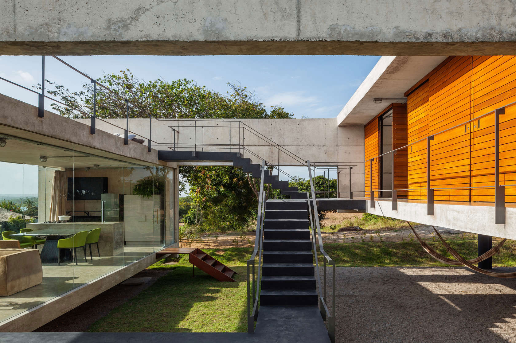 A Contemporary Concrete Home with View, Ventilation and Natural Lighting in Tibau do Sul by Escritório Yuri Vital (9)