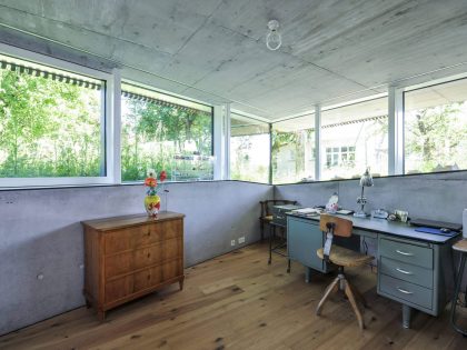 A Contemporary Home Draped in Concrete and Glass in Nürtingen, Germany by Manuela Fernandez Langenegger (11)