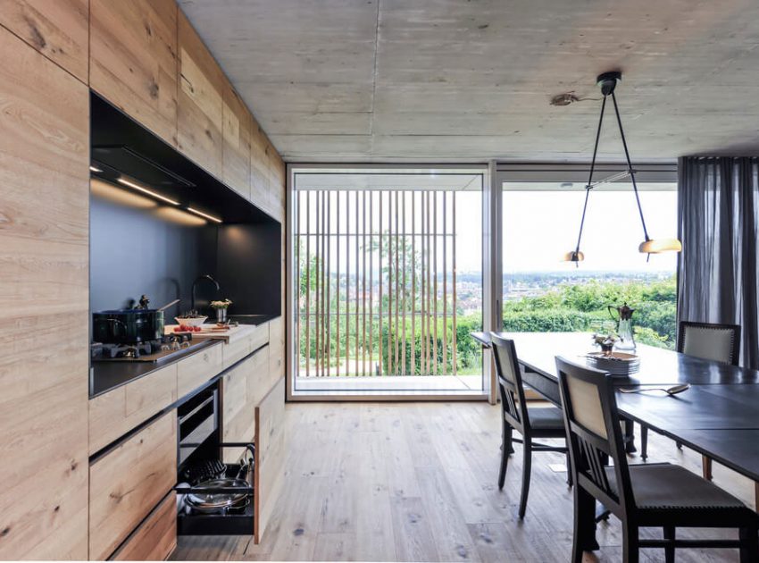 A Contemporary Home Draped in Concrete and Glass in Nürtingen, Germany by Manuela Fernandez Langenegger (5)