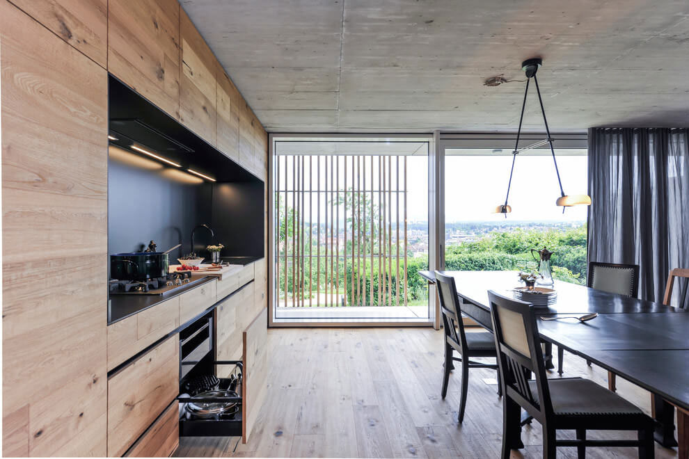 A Contemporary Home Draped in Concrete and Glass in Nürtingen, Germany by Manuela Fernandez Langenegger (5)