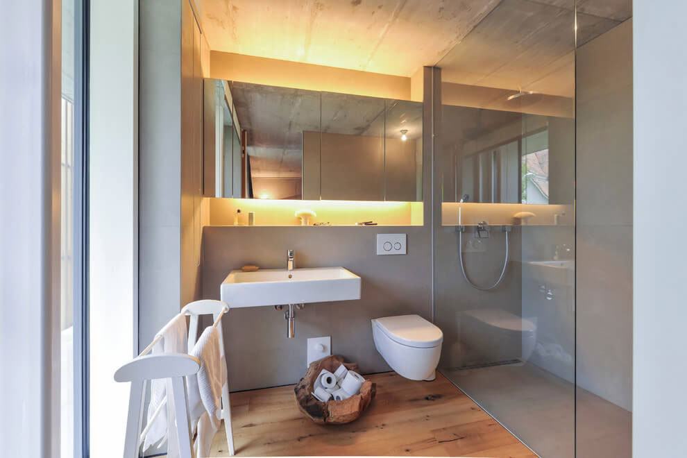 A Contemporary Home Draped in Concrete and Glass in Nürtingen, Germany by Manuela Fernandez Langenegger (9)
