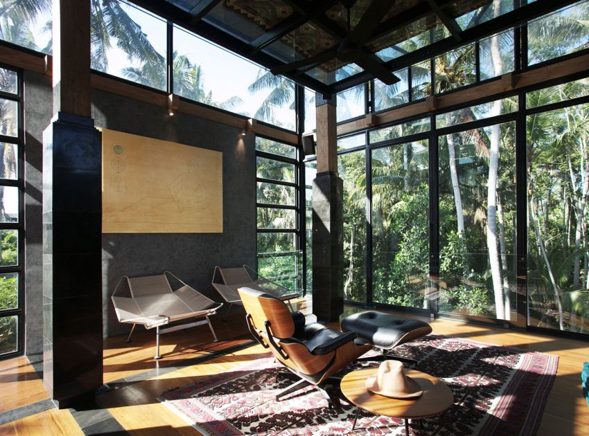 A Contemporary Home with Suspended Spiral Staircase in Bali, Indonesia by Alexis Dornier (12)