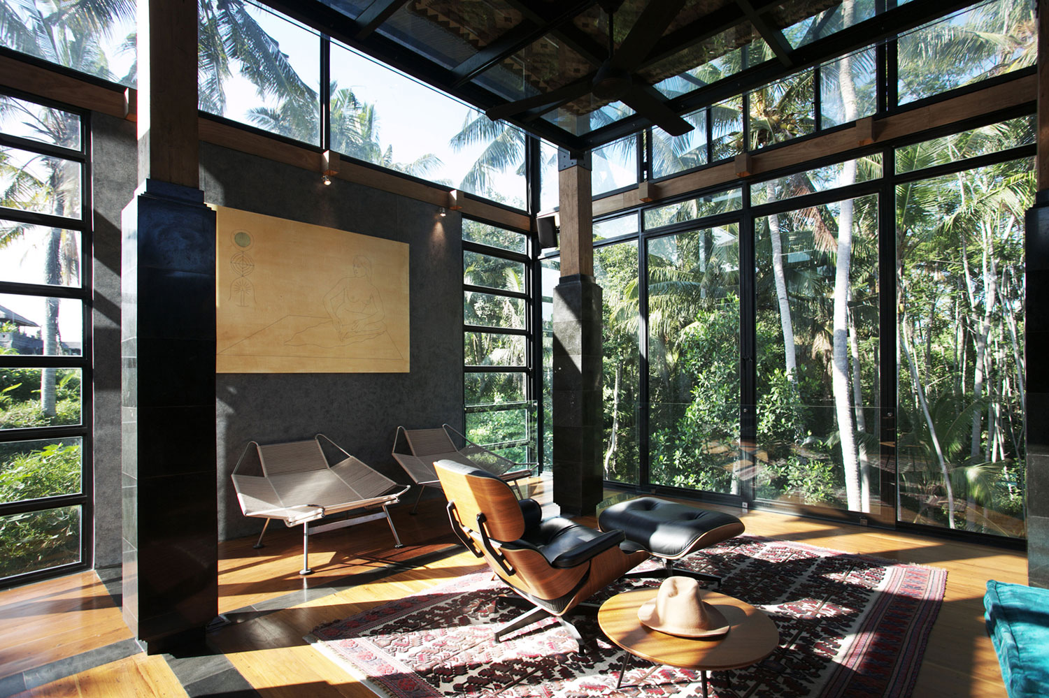 A Contemporary Home with Suspended Spiral Staircase in Bali, Indonesia by Alexis Dornier (12)