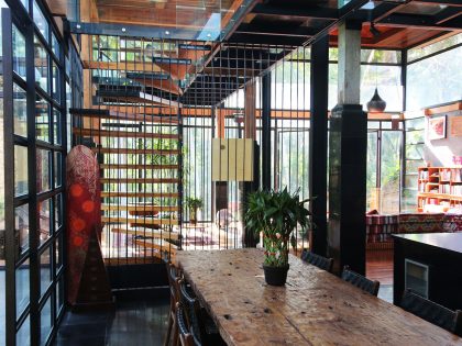 A Contemporary Home with Suspended Spiral Staircase in Bali, Indonesia by Alexis Dornier (15)