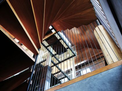 A Contemporary Home with Suspended Spiral Staircase in Bali, Indonesia by Alexis Dornier (16)