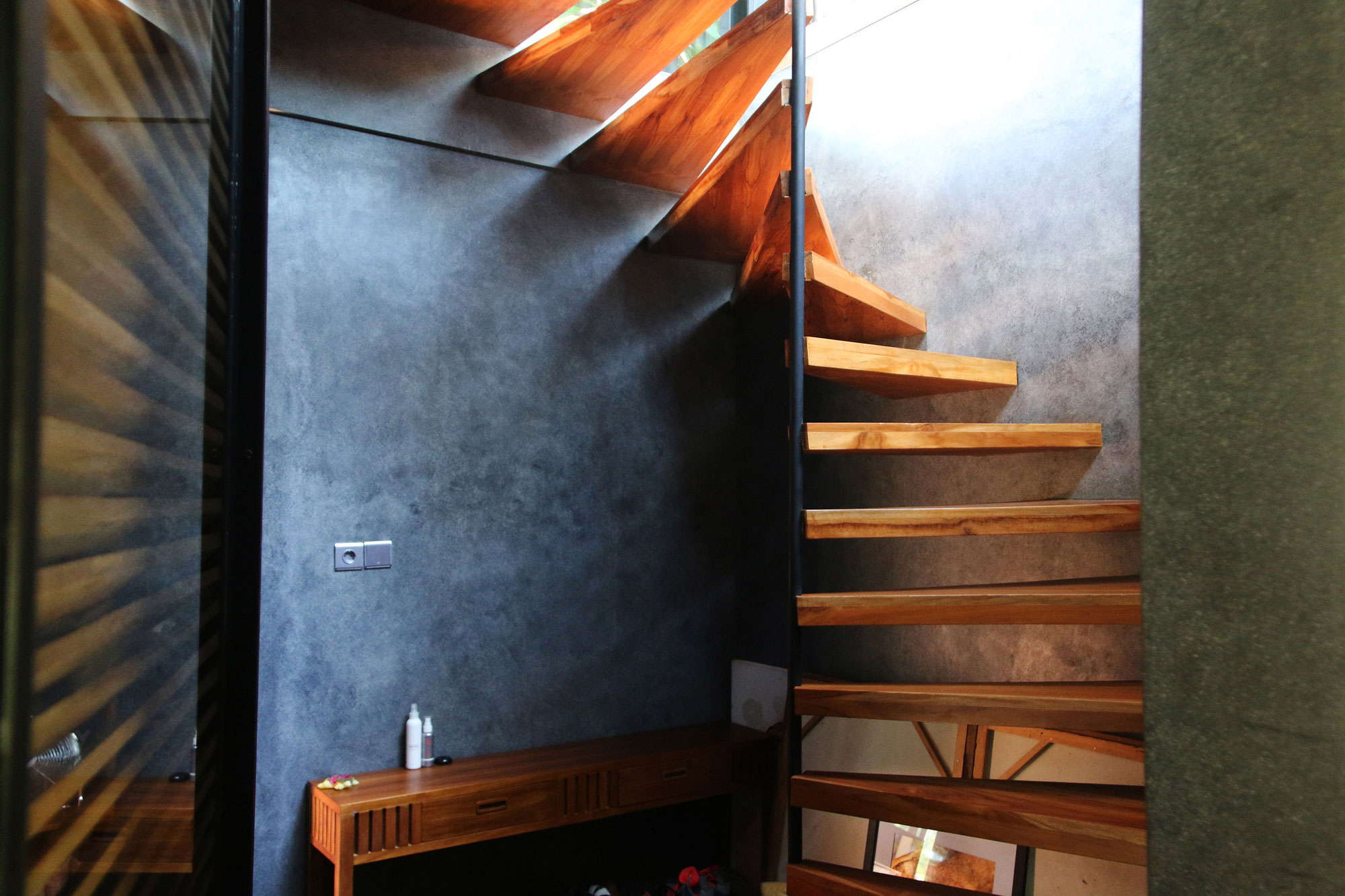A Contemporary Home with Suspended Spiral Staircase in Bali, Indonesia by Alexis Dornier (17)
