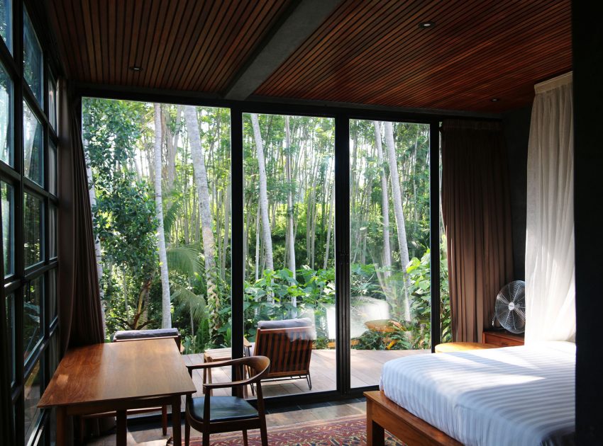 A Contemporary Home with Suspended Spiral Staircase in Bali, Indonesia by Alexis Dornier (20)