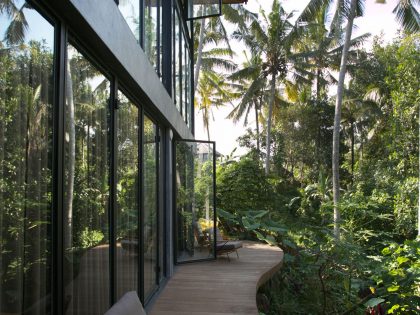 A Contemporary Home with Suspended Spiral Staircase in Bali, Indonesia by Alexis Dornier (8)
