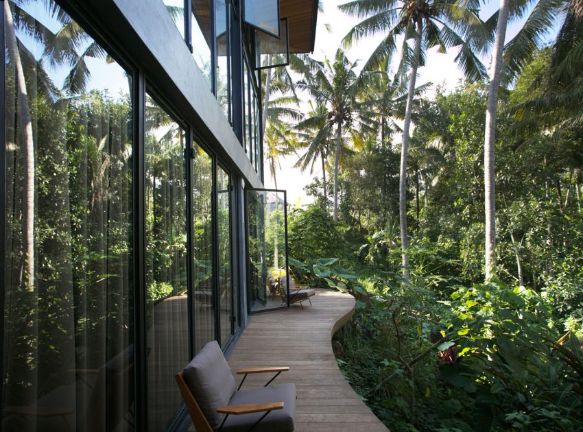 A Contemporary Home with Suspended Spiral Staircase in Bali, Indonesia by Alexis Dornier (9)