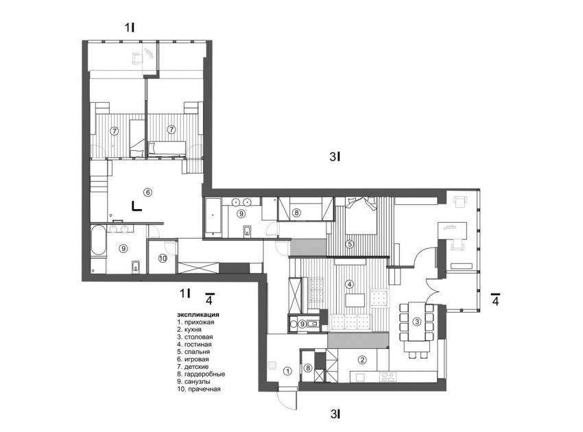 A Cozy and Unique Apartment with Plenty of Wood Elements in Moscow by Alexei Rosenberg (14)