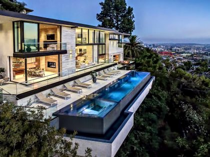 A Luxurious Modern Home with Infinity Pool and Stunning City Views of Los Angeles by Evan Gaskin (32)