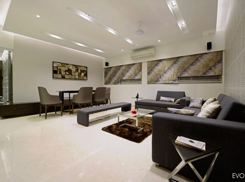 A Luxurious Modern House with Striking and Comfortable Interiors in Mumbai,India by Evolve (2)