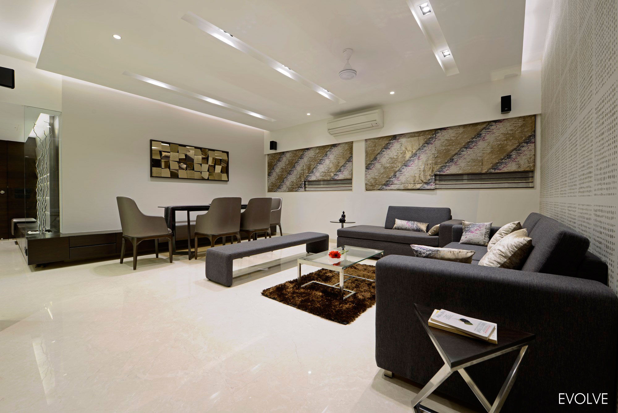 A Luxurious Modern House with Striking and Comfortable Interiors in Mumbai,India by Evolve (2)