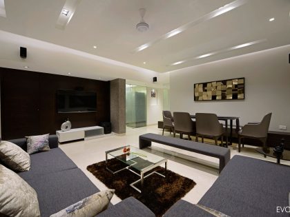 A Luxurious Modern House with Striking and Comfortable Interiors in Mumbai,India by Evolve (3)