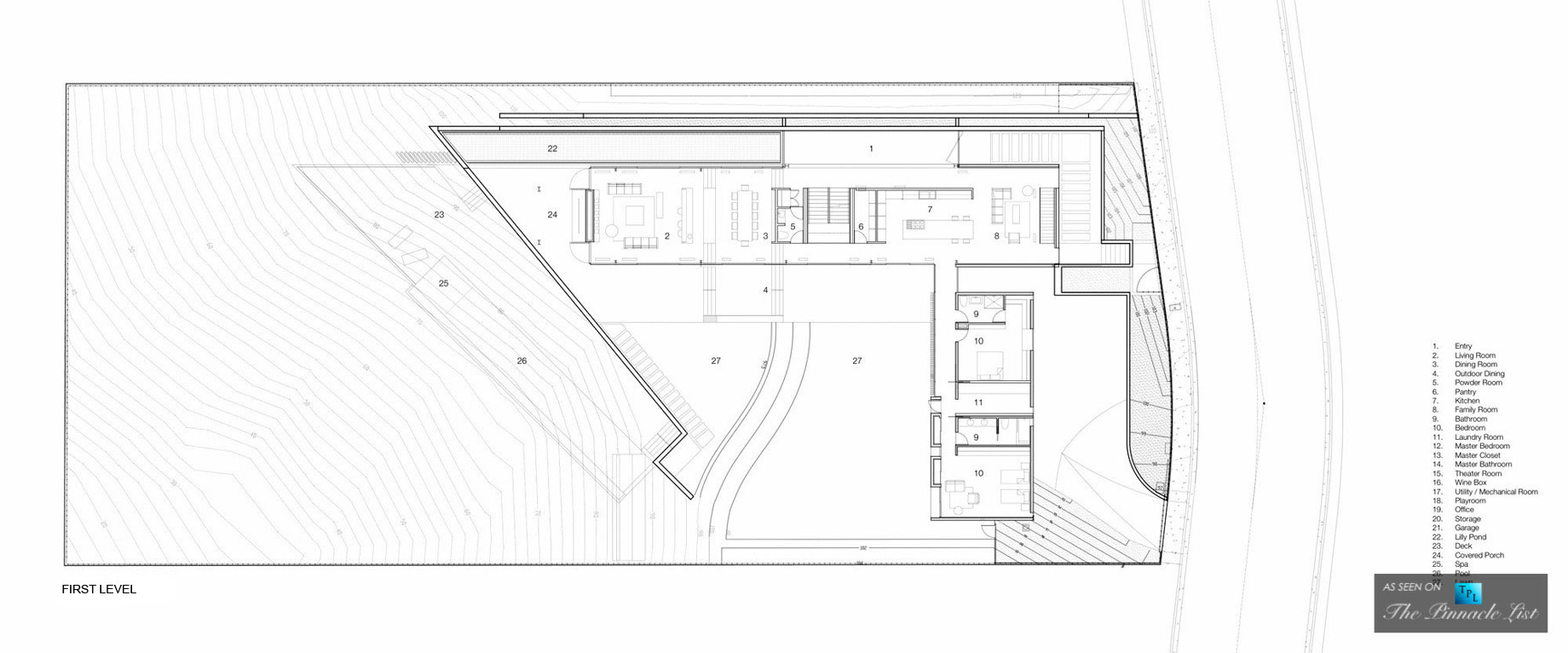 A Luxury Contemporary Home with Spectacular Views in Los Angeles, California by SPF Architects (35)