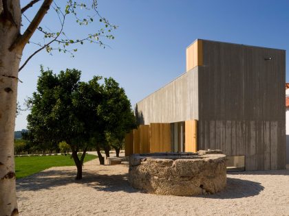 A Minimalist House with Clean Lines and Natural Light in Chamusca, Portugal by João Mendes Ribeiro (1)