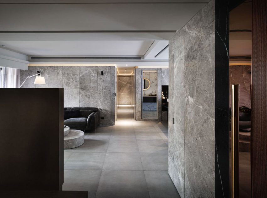 A Modern Home with Glamorous and Sophisticated Interiors in Taipei City by Yoma Design (1)