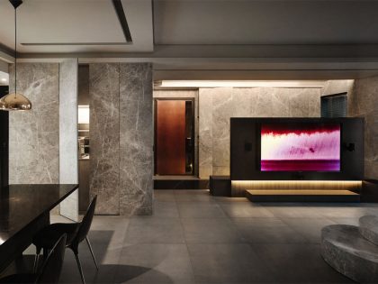 A Modern Home with Glamorous and Sophisticated Interiors in Taipei City by Yoma Design (6)