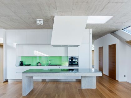A Modern Rectangular-Shaped House with Lots of Pure White in Debrecen, Hungary by Sporaarchitects (13)