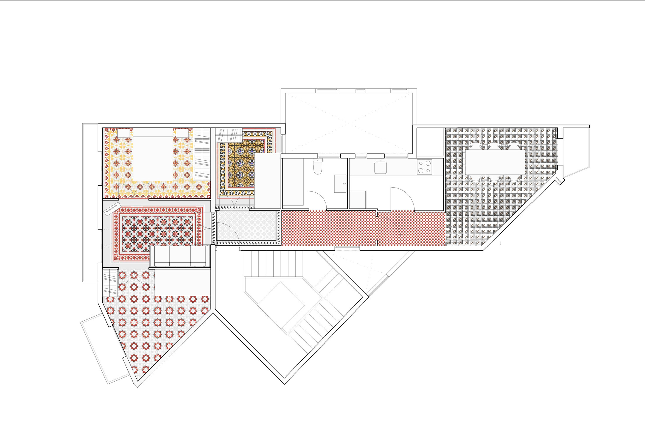 A Peaceful and Comfortable Apartment with Bright Environment in Eixample, Barcelona by NARCH (15)