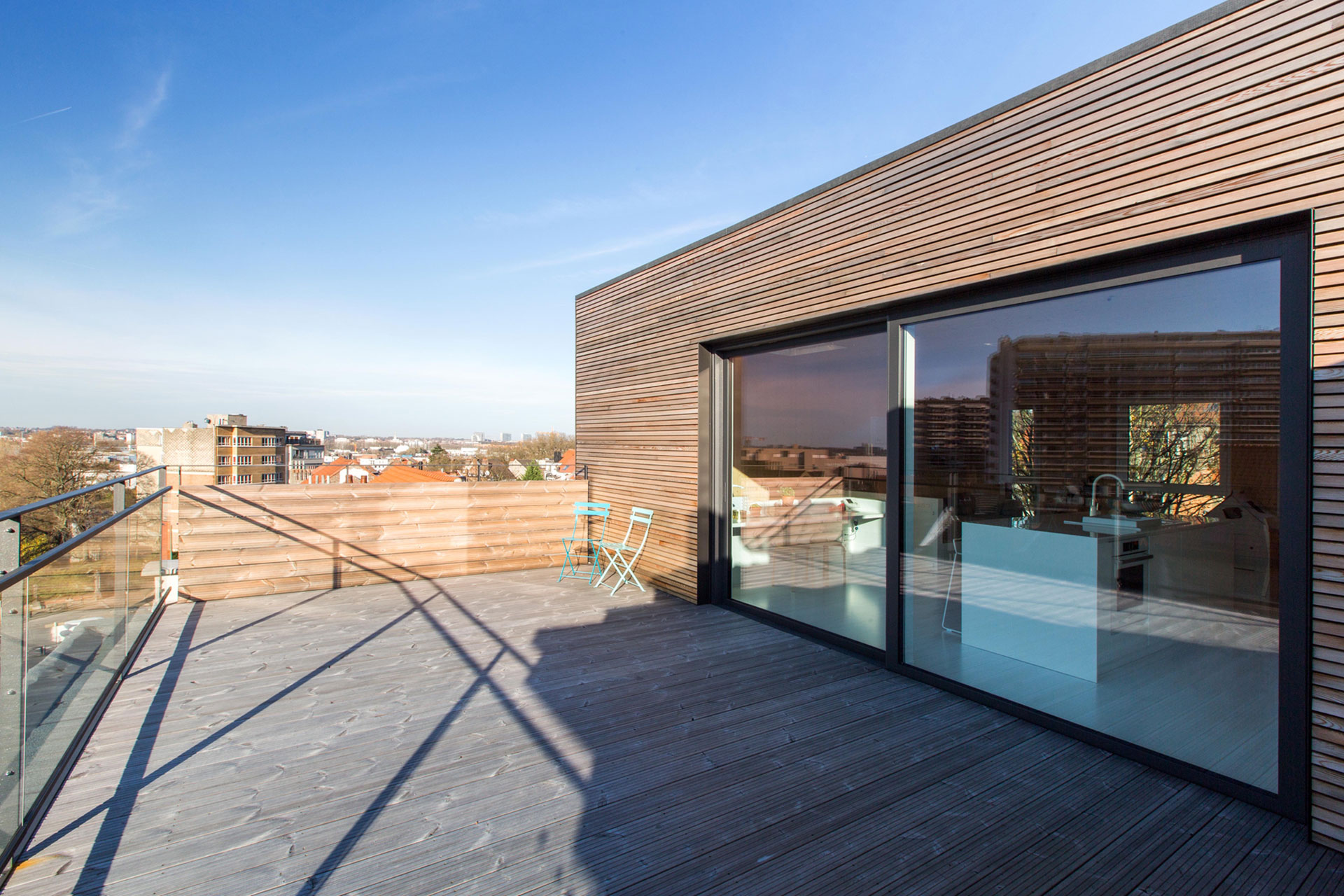 A Playful and Modern Wooden Home Packed with Elegant Interiors in Brussels, Belgium by SPOTLESS ARCHITECTURE (1)